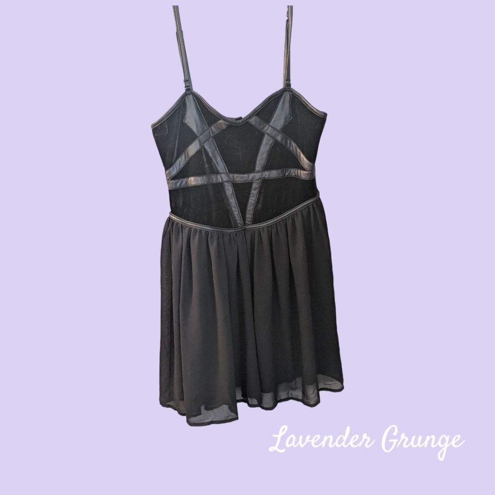 Killstar Pentagram Mini Dress - US M